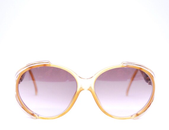 Dior Amber Sunglasses Ultra Rare CHRISTIAN DIOR CD Logo Amber Frame Retro  main image 2