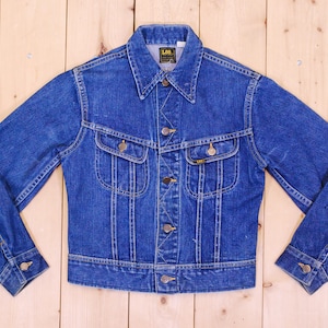 Jaqueta jeans LEE vintage dos anos 1960/70 / SANFORIZADA / Union Made in the USA / Retro colecionável rara