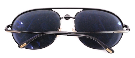 Authentic Deadstock TOM FORD Black Aviator Sungla… - image 9