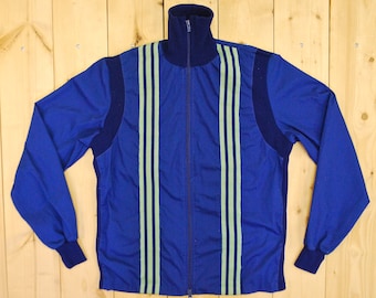 Vintage 1970's Blue ADIDAS Track Jacket / Retro Collectable Rare