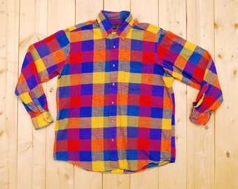 Neon Plaid - Etsy