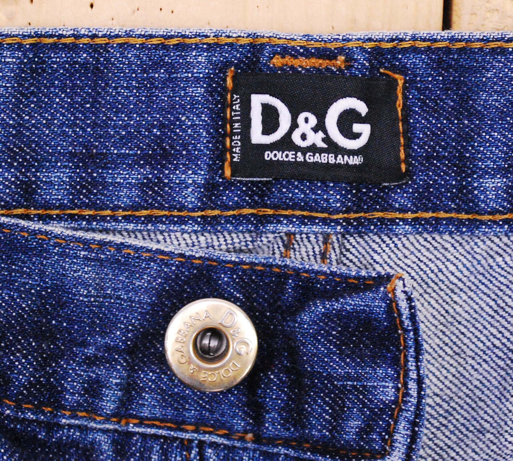 Dolce Gabbana Vintage Denim Jeans Y2K Straight W33 L34 | eBay