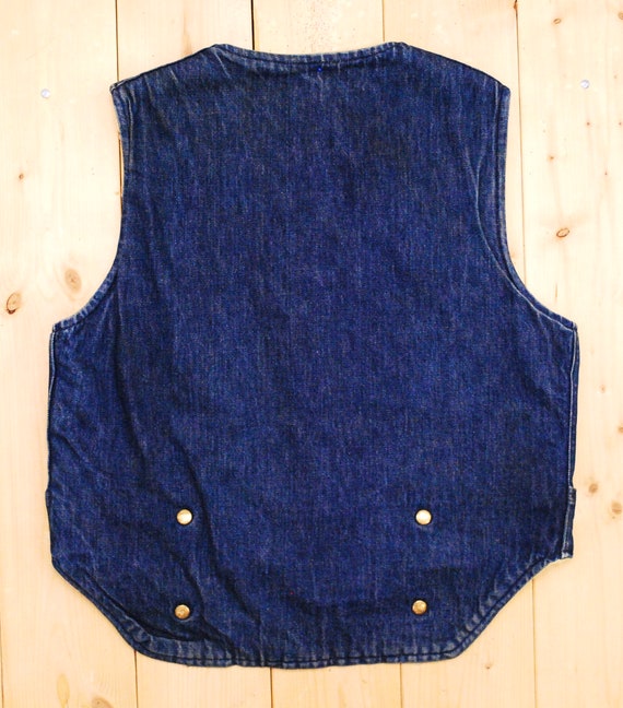 Vintage 1950's/60's CARTER'S Denim Jean Vest / Sh… - image 6