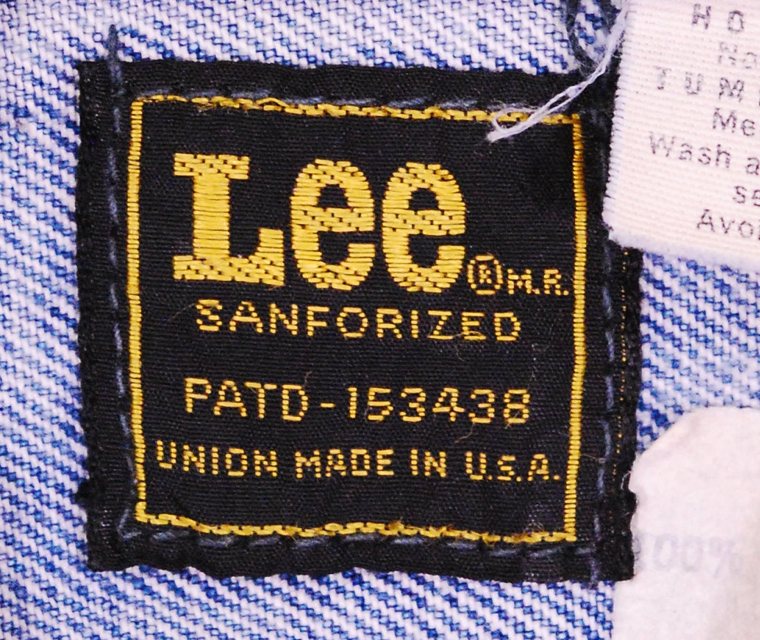 Vintage 1960's/70's LEE Denim Jean Jacket / SANFORIZED