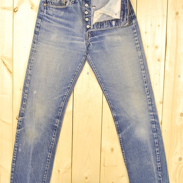 Vintage 1970's/80's LEVIS 501's Denim Jeans / Selvedge / Redline / Retro Collectable Rare