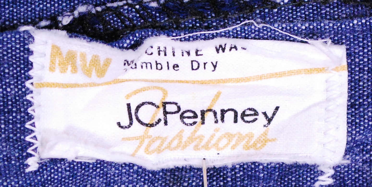 Vintage 1960's/70's JC PENNEY Denim Flare Jeans Vintage 1960's/70's JC PENNEY Denim Flare Jeans