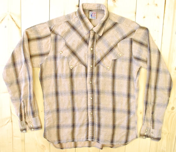 Vintage 1950's/60's LEVI STRAUSS Western Shirt / A