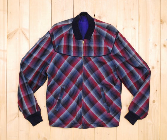 Plaid windbreaker shop