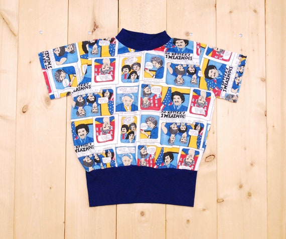 Vintage 1970's WELCOME BACK KOTTER Ribbed Cropped