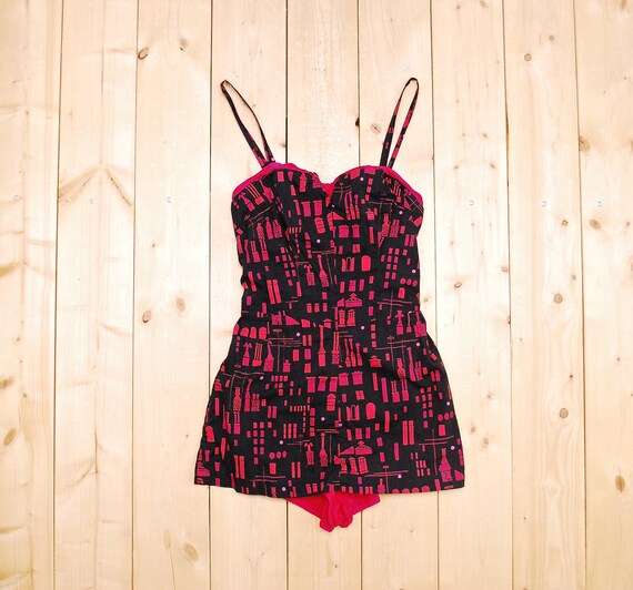 Vintage 1940's/50's WEBFOOT Women's Bathing Suit /