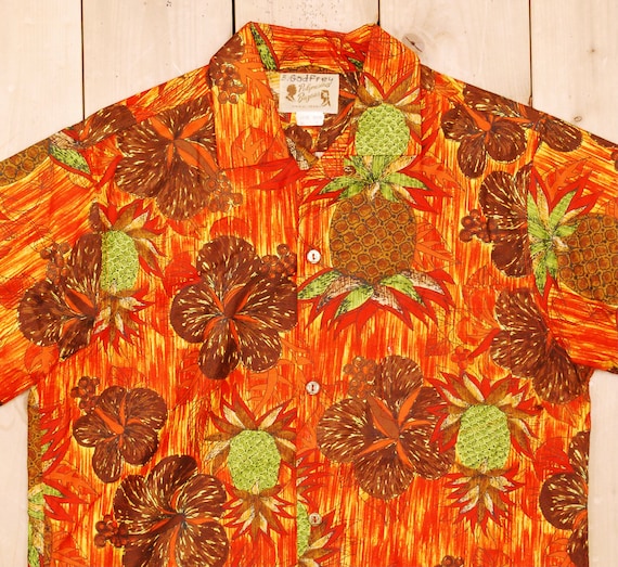 うさぎの佐吉　B☆36　ハワイアンワンピース Vintage 1960's/70's POLYNESIAN BAZAAR Hawaiian Shirt