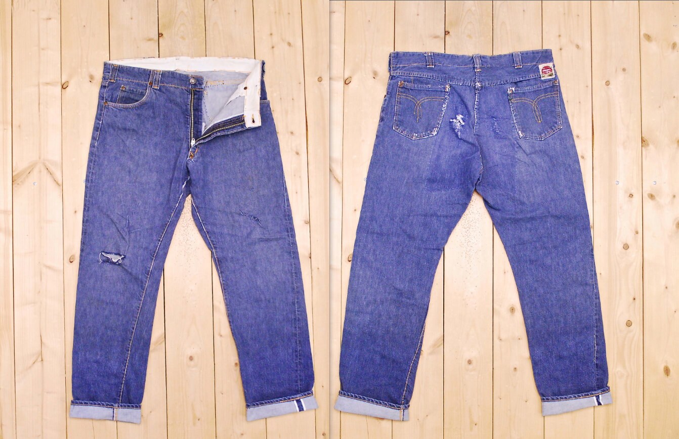 Vintage 1950's/60's GWG COWBOY KING Denim Jeans / Selvedge