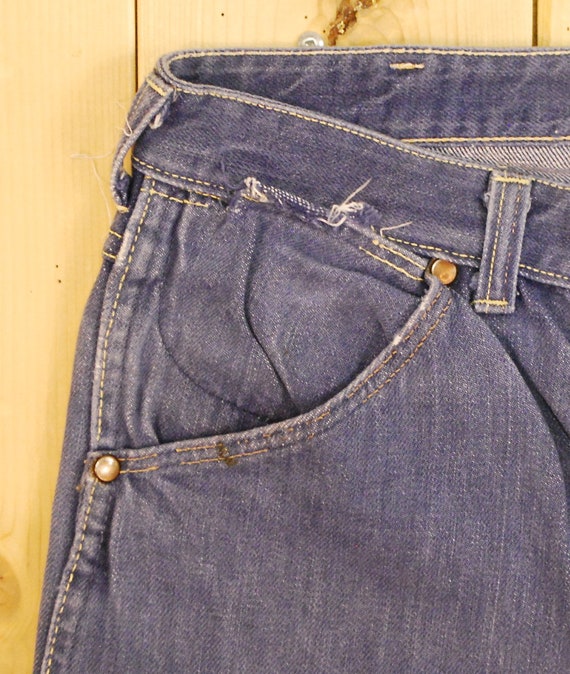 Vintage 1950's/60's WRANGLER BLUE BELL Jeans / Sa… - image 7