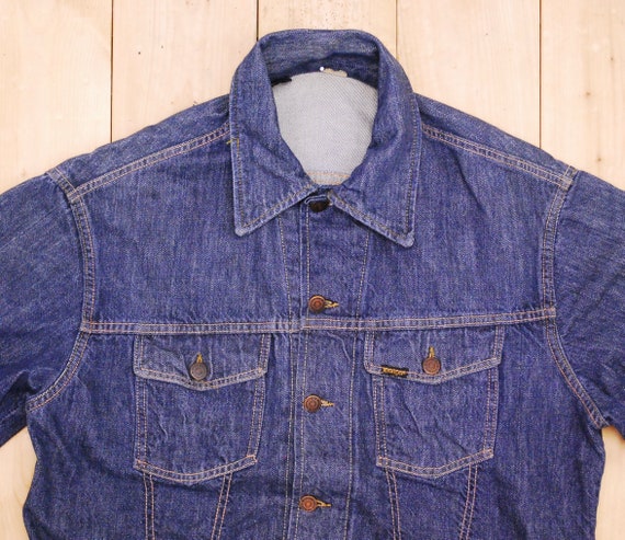 Vintage 1960's/70's ROEBUCKS Denim Jean Jacket / … - image 2