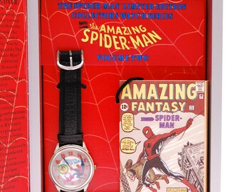 Vintage 1994 Deadstock FOSSIL Marvel Comics SPIDERMAN Limited