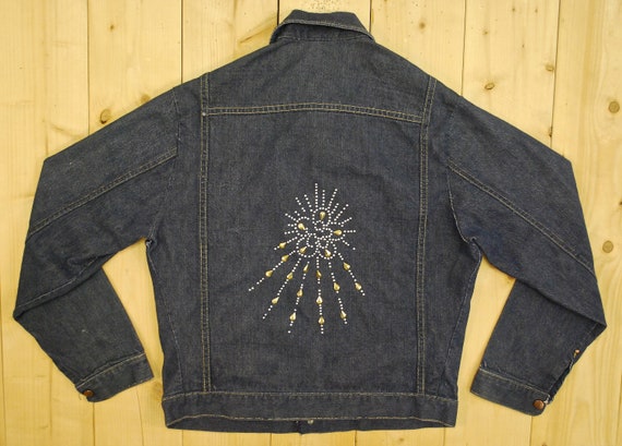 Vintage 1950's/60's ROEBUCKS Pleated Denim Jean Jacket Vintage 1950's/60's ROEBUCKS Pleated Denim Jean Jacket