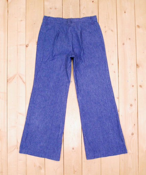 パンツ 60s 70s wrong where Mens FLARES Retro Flower Mens Bell Bottoms Hippie vtg