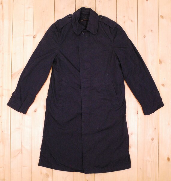 80s US NAVY ALL WEATHER COAT 