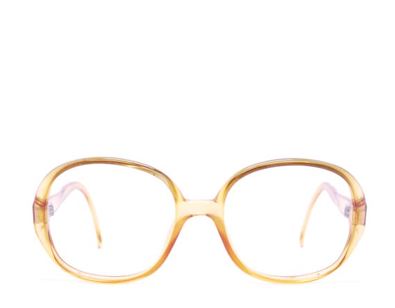 Vintage 1970s Christian Dior Amber-Tinted Eye-wear Vintage Christian Dior Sunglasses: 1970s Couture Amber Honey  main image 3