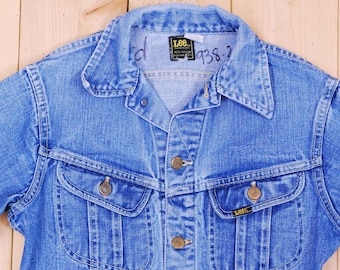 Vintage 1960's/70's LEE Denim Jean Jacket / SANFORIZED / Union