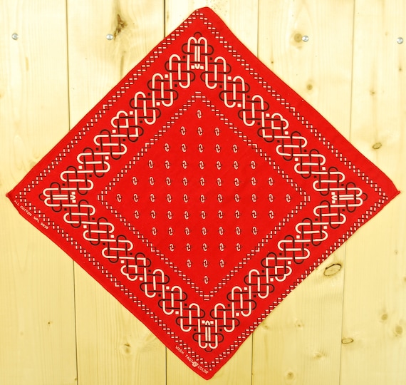 Vintage 1950's/60's Red WILDCAT Bandana / Color F… - image 1