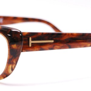 Authentic Deadstock TOM FORD Tortoise Eyeglasses NOS / Model TF5263-052 / Made in Italy / Retro Collectable Rare TF1002 image 3