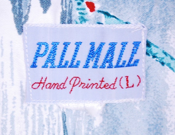 Vintage 1930's/40's PALL MALL Long Sleeve Rayon H… - image 3