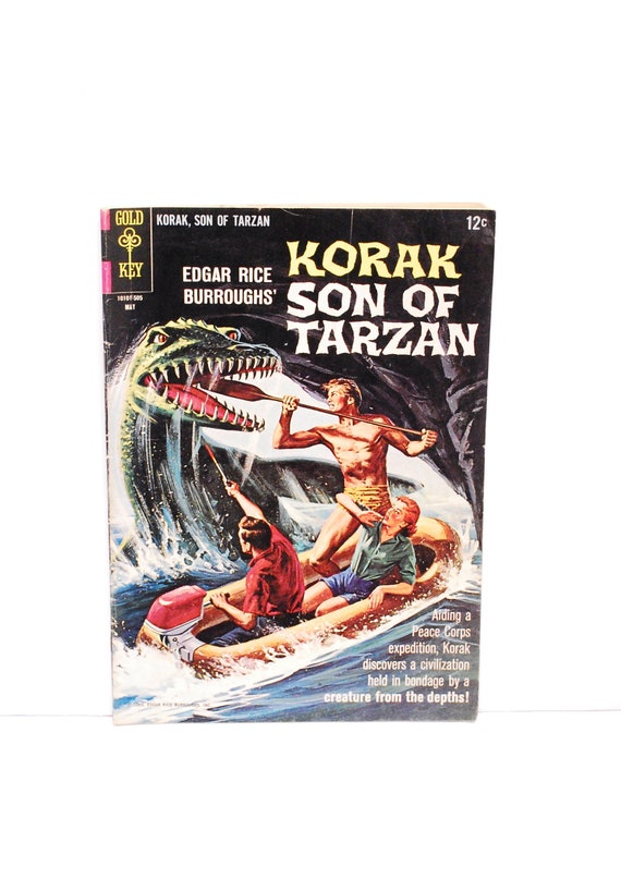 Vintage 1960's Gold Key Silver Age KORAK SON of TARZAN No 8 Comic
