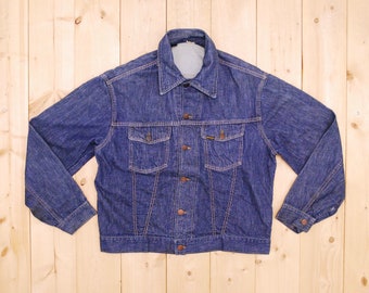 Vintage 1960's/70's ROEBUCKS Denim Jean Jacket / Sears Roebuck and