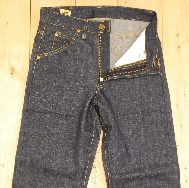 Retro Collectable Rare Vintage DEADSTOCK 1960/'s70/'s LEE RIDER Denim Boot Cut Flare Jeans Made in U.S.A