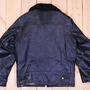 Vintage 1960's/70's Black GOLDEN BOY GARMENT Bomber/Motorcycle Jacket / Retro Collectible Rare image 8