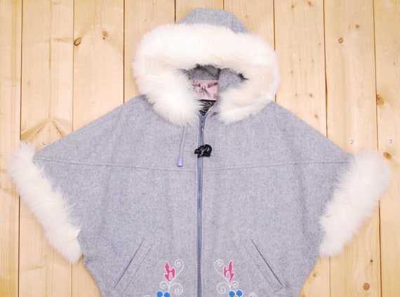Grey hooded parka hotsell