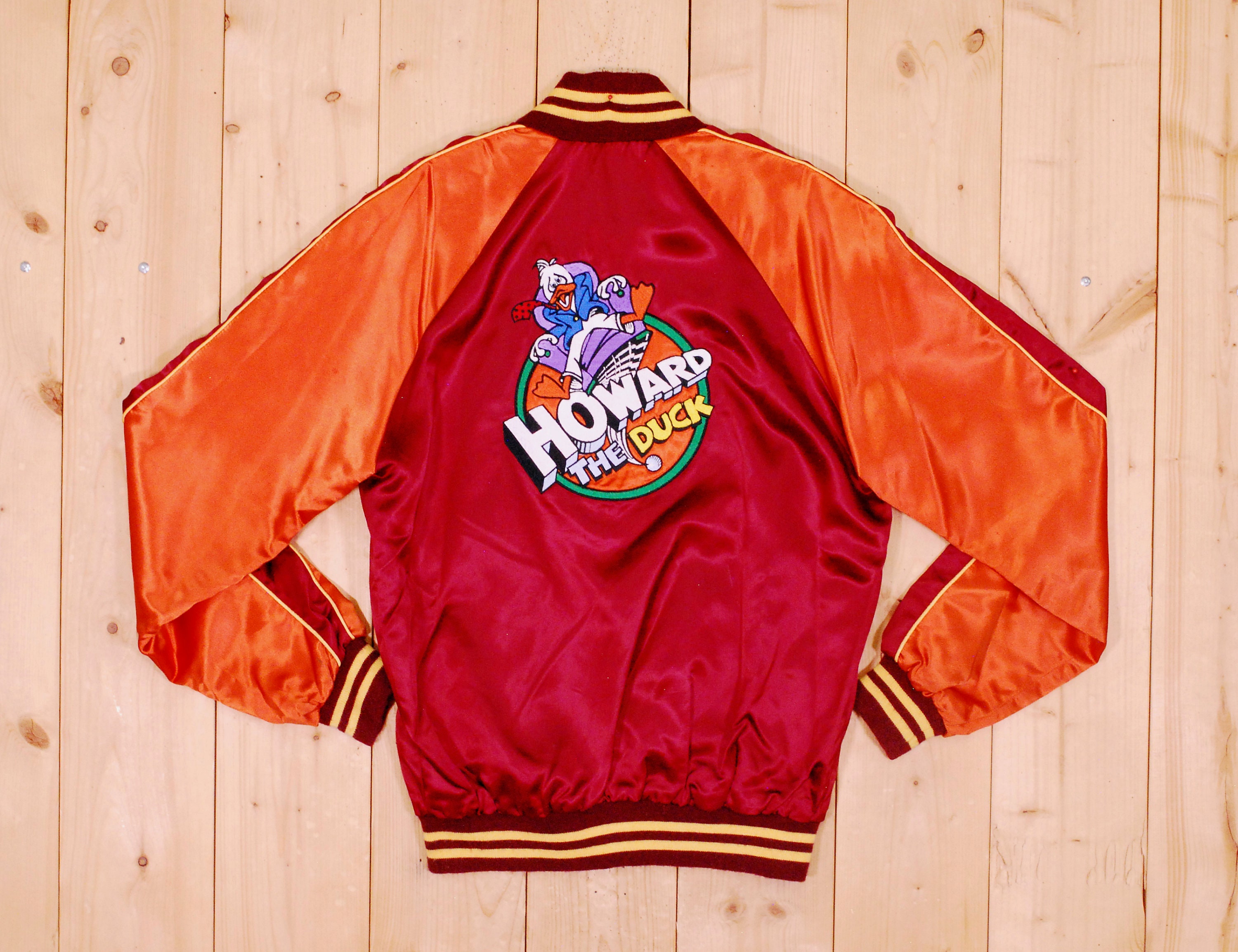 Vintage 1986 Deadstock HOWARD the DUCK Cast and Crew Satin Vintage 1986 Deadstock HOWARD the DUCK Cast and Crew Satin