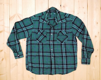 Vintage 1950s Levi's Wool Button-down Shirt - Styled by Levi's - Etsy