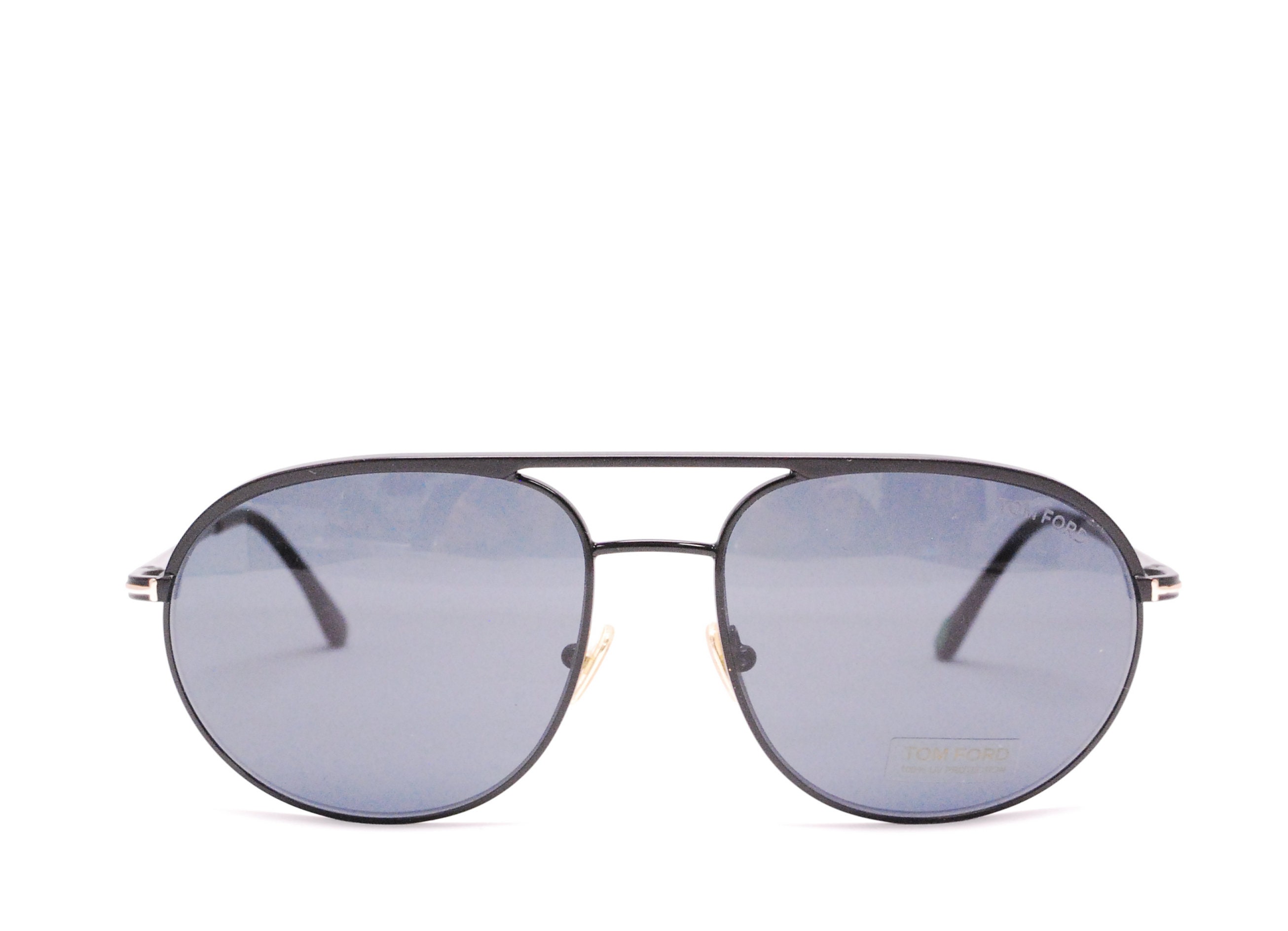 Tom Ford Men's Sunglasses Gio Blue Lens Rose Gold Metal, 60% OFF