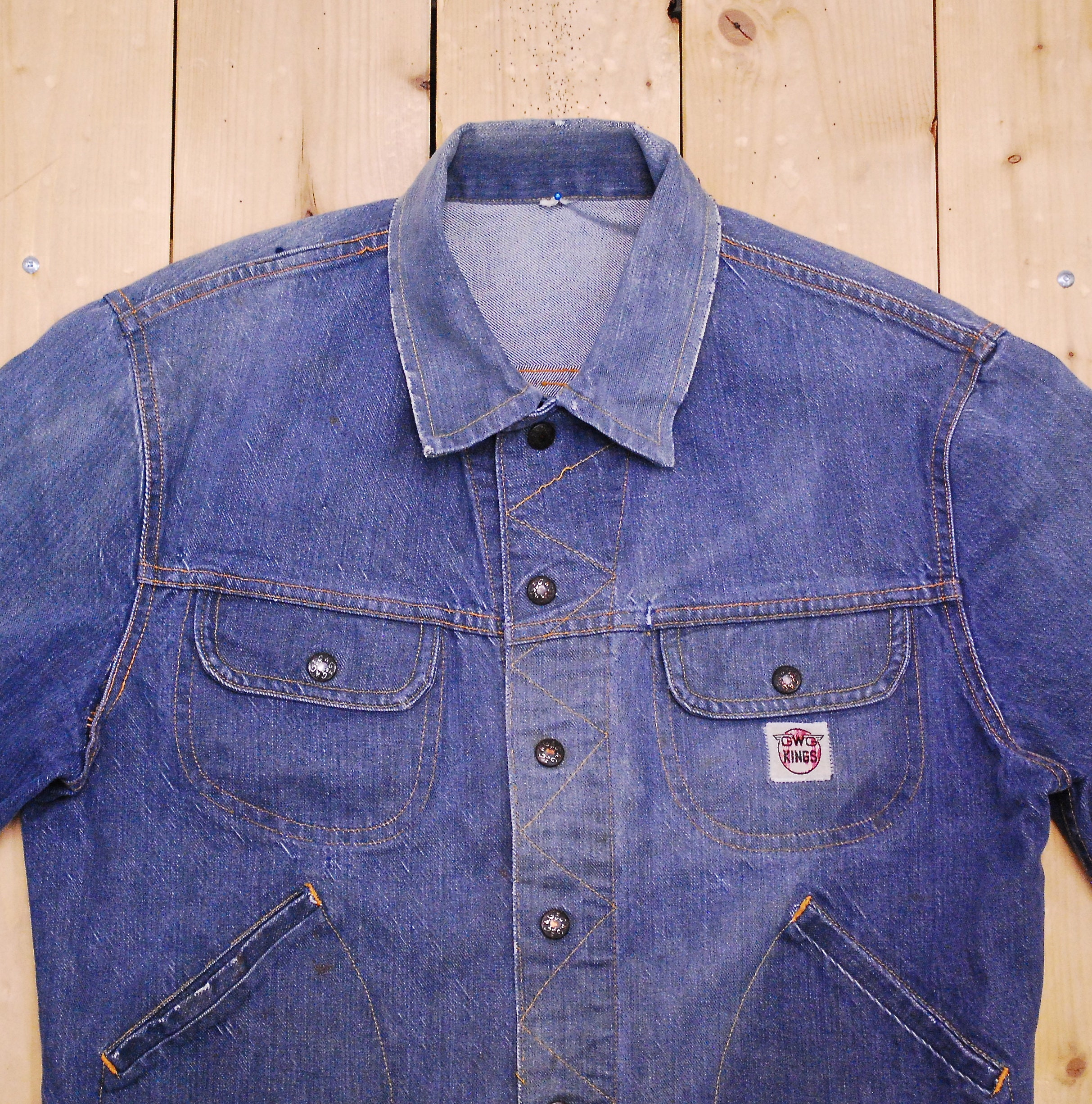 GWG KINGS Denim Jean Jacket / Retro 