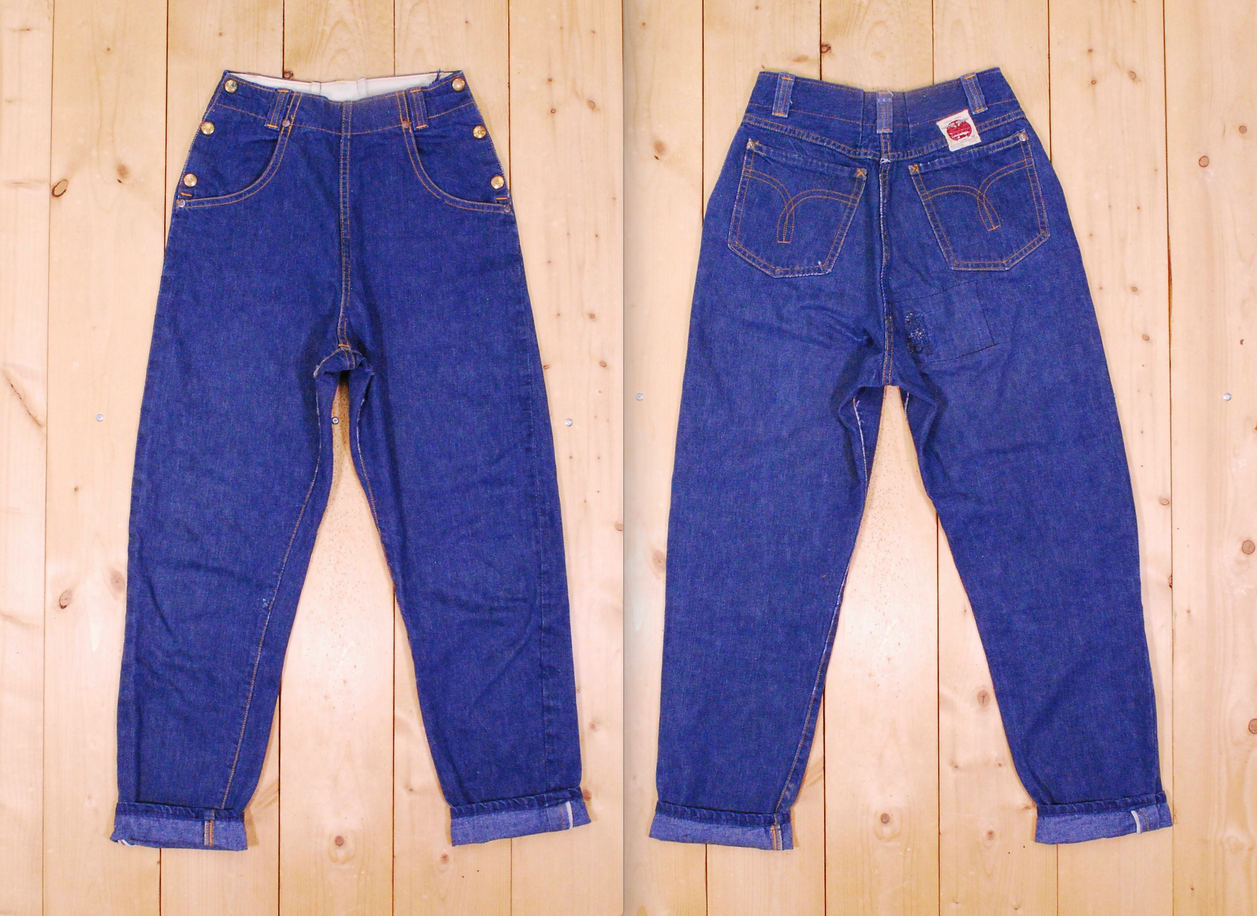 Vintage 1950's/60's Women's GWG COWBOY KING Denim Jeans / Selvedge / Union  Made / Pocket Rivets / Retro Collectable Rare - Etsy