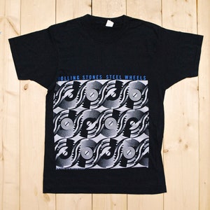 Vintage 1989 ROLLING STONES Steel Wheels Tour T-Shirt / The Canadian Tour / Retro Collectable Rare
