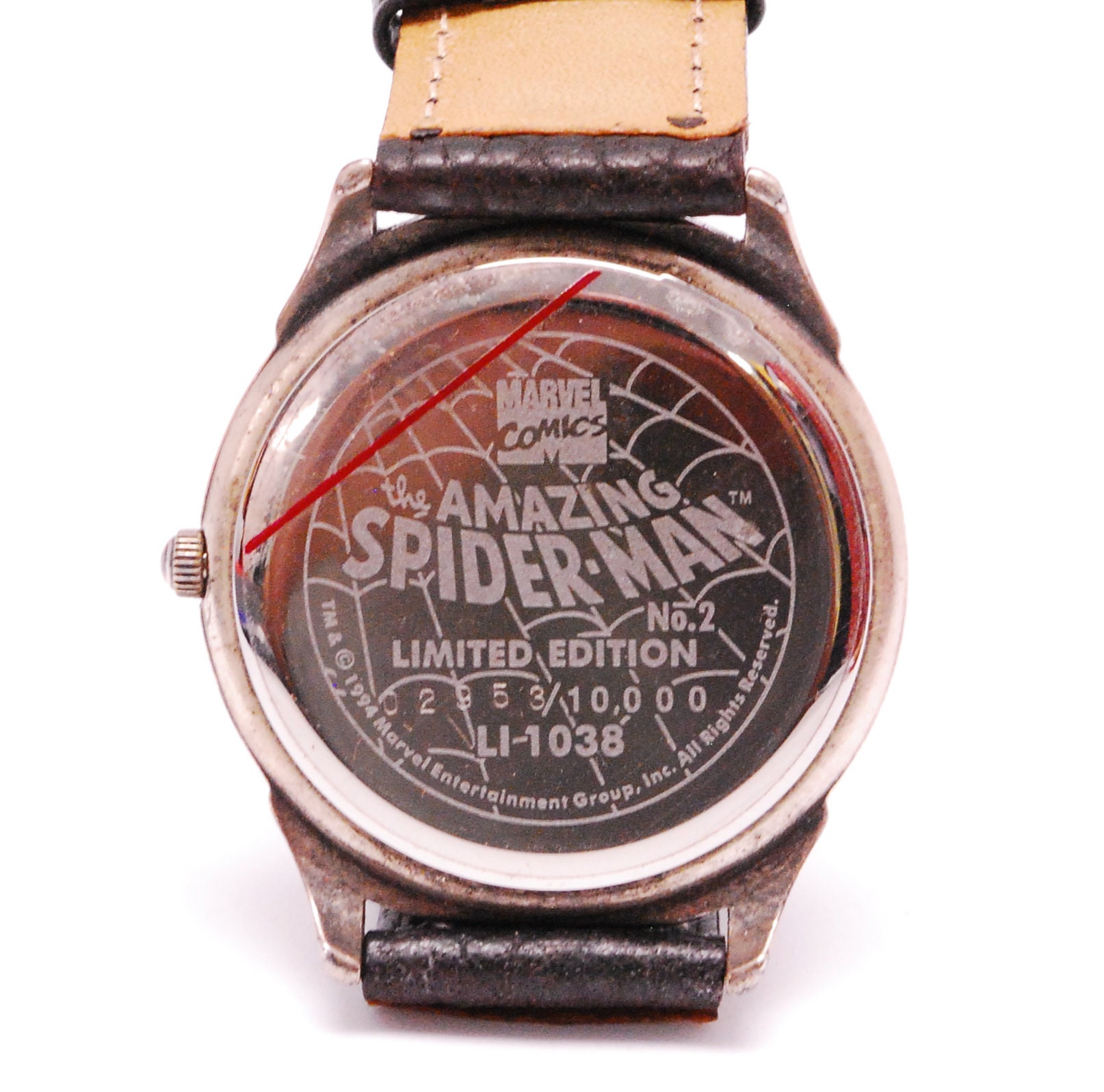 Vintage 1994 Deadstock FOSSIL Marvel Comics SPIDERMAN
