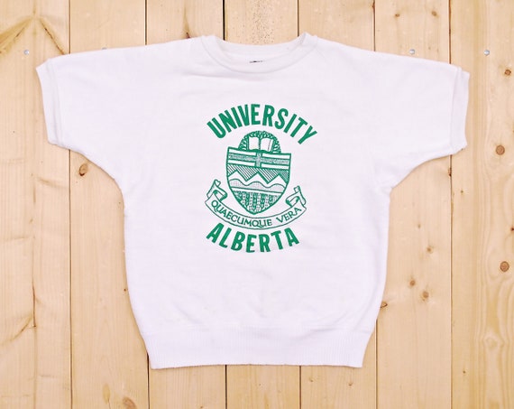 Vintage 1940's/50's UNIVERSITY of ALBERTA Raglan S