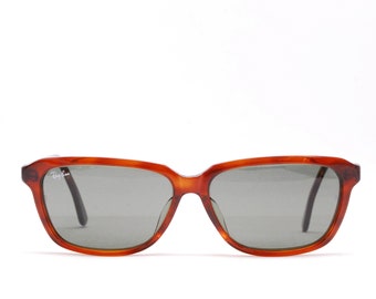 Vintage Brown RAY BAN TRADITIONALS Gafas de sol / Modelo# Estilo H / Retro Coleccionable Raro #2464
