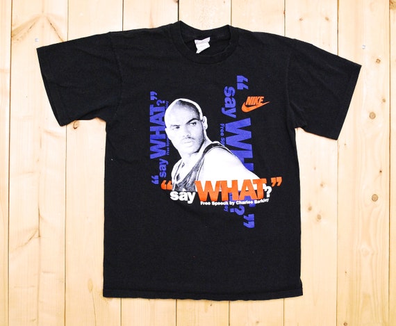 Vintage Nike Charles Barkley Basketball Shirt Sz M - Depop