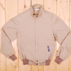 Vintage 1970&#39;s Tan ADIDAS Athletic Jacket / Track Jacket / Retro Collectable Rare