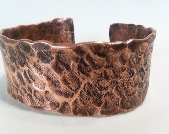 Solid Copper Cuff Bracelet