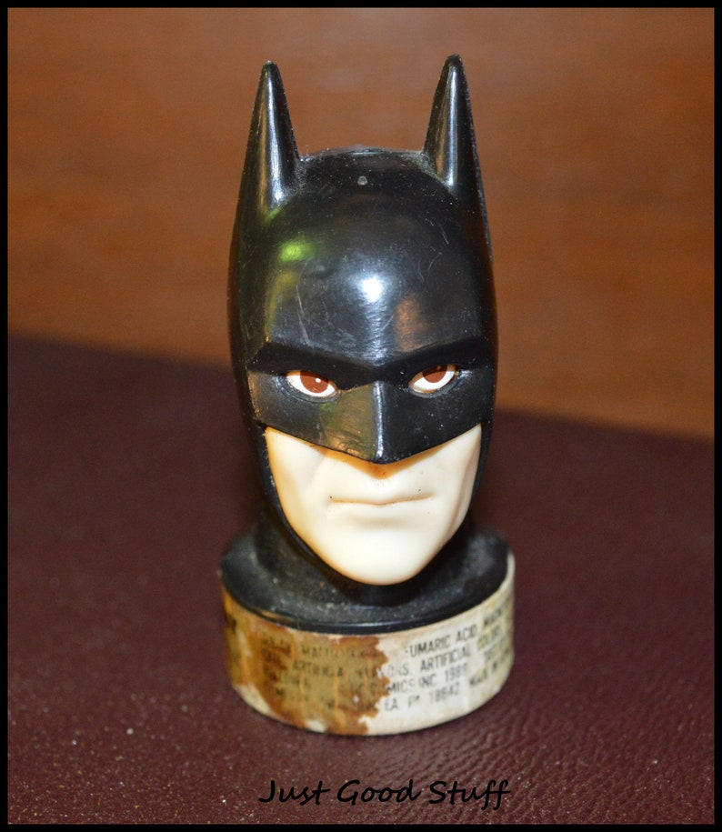Vintage Candy Container of Batman's Head Made in Hong - Etsy