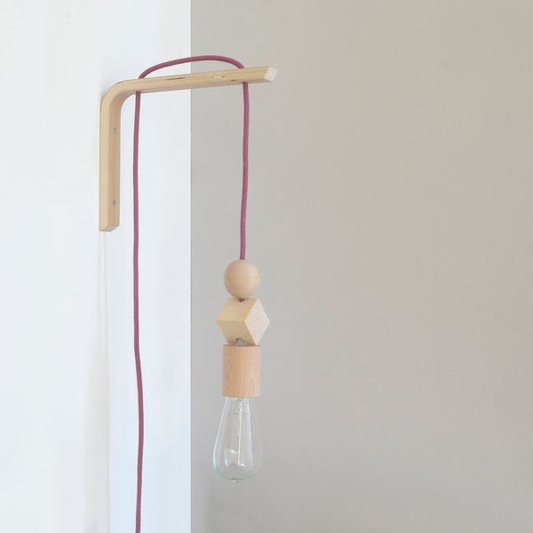 Wooden Wall Sconce Etsy