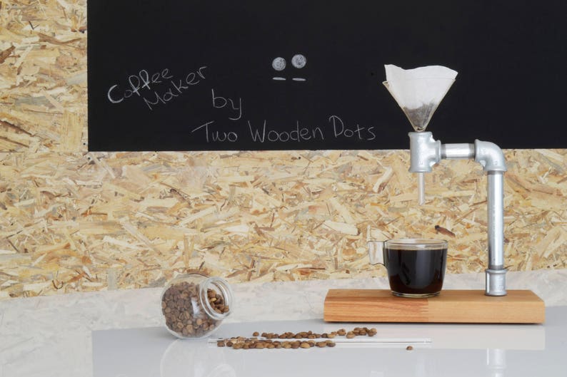 Industrial Coffee Maker Pour Over Coffee Maker Glass Funnel Etsy