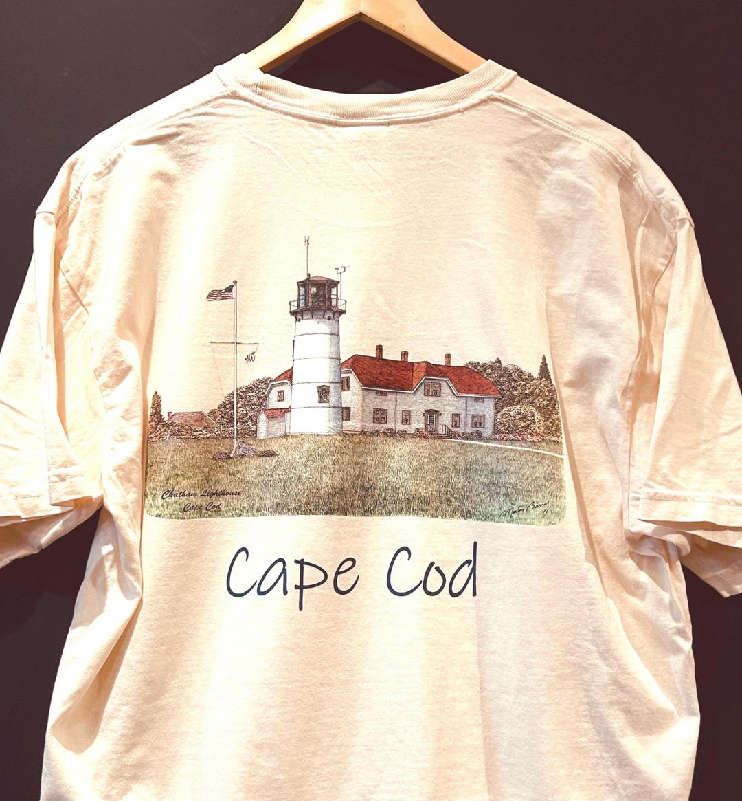 Cape Cod Tees Cape Cod Chatham Lighthouse Tees, Long and Short Sleeves and Quarter ...