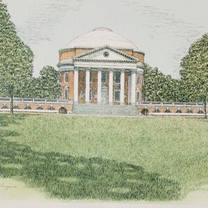 University of Virginia , Rotunda , in Charlottesville VA by Martin Barry.