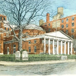 Davidge Hall , University of Maryland Medical School , by Maryland artist a Martin Barry.
